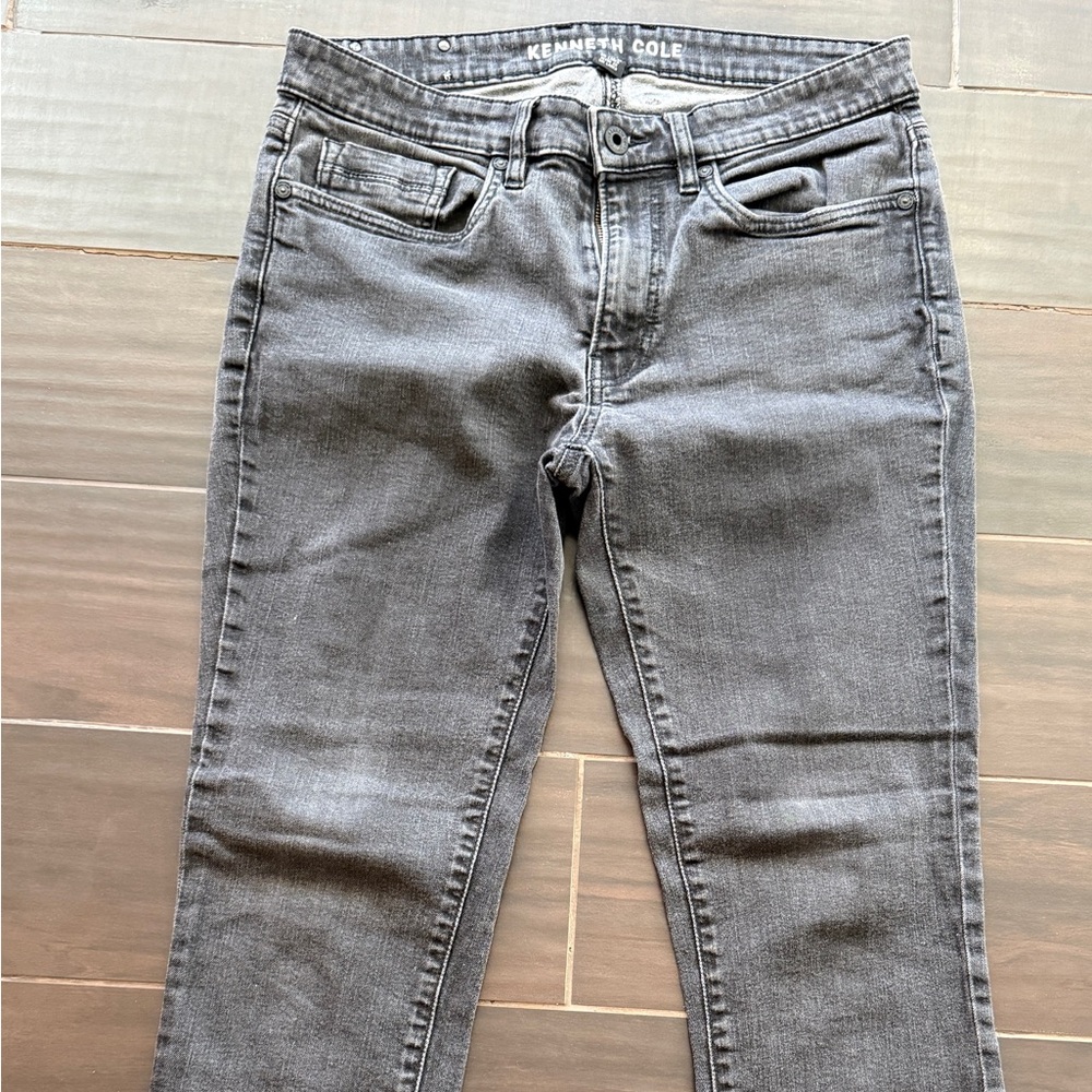 Kenneth Cole men Charcoal Skinny Jeans